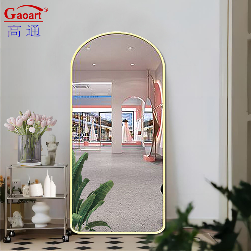 Baño grande Ducha para salón moderno elegante Salón de estar de entrada a casa Decoración espejo
