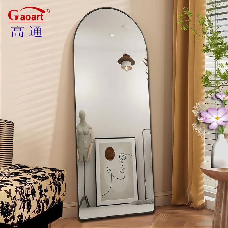 Largo cuerpo completo de pie Baño Casa vestido longitud Salón de baño Decoración Espejo mejor estilo de barbero de pared
