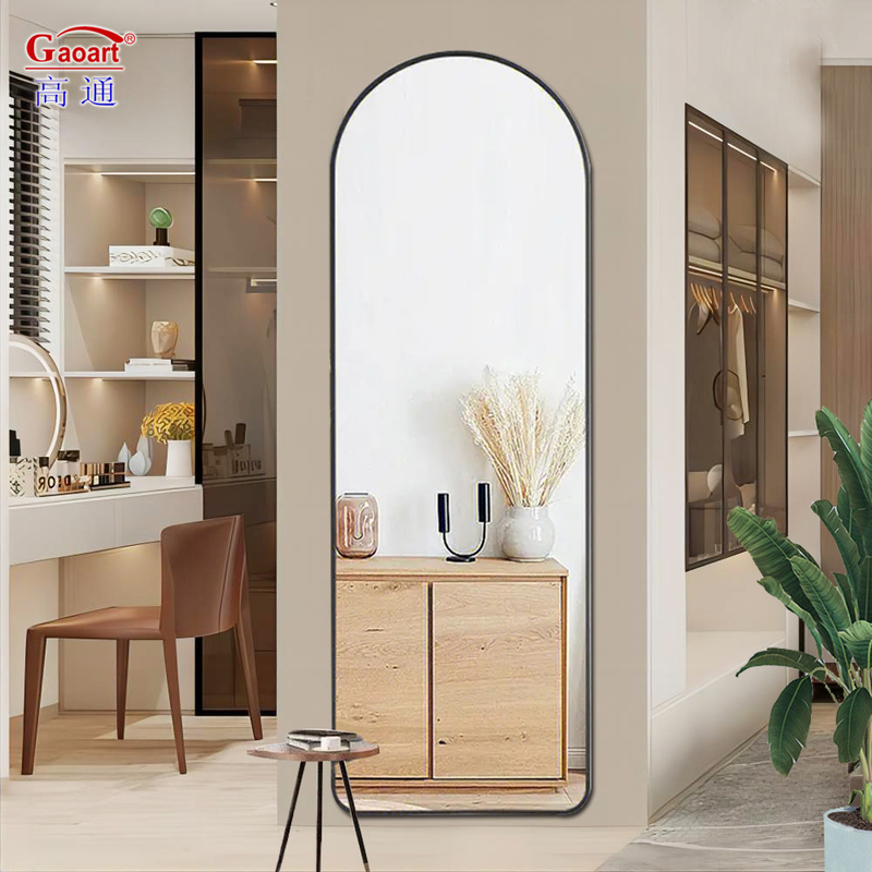 Baño Art Deco Hotel Espejo con artesanía de longitud completa y estilo de diseño de lujo nórdico