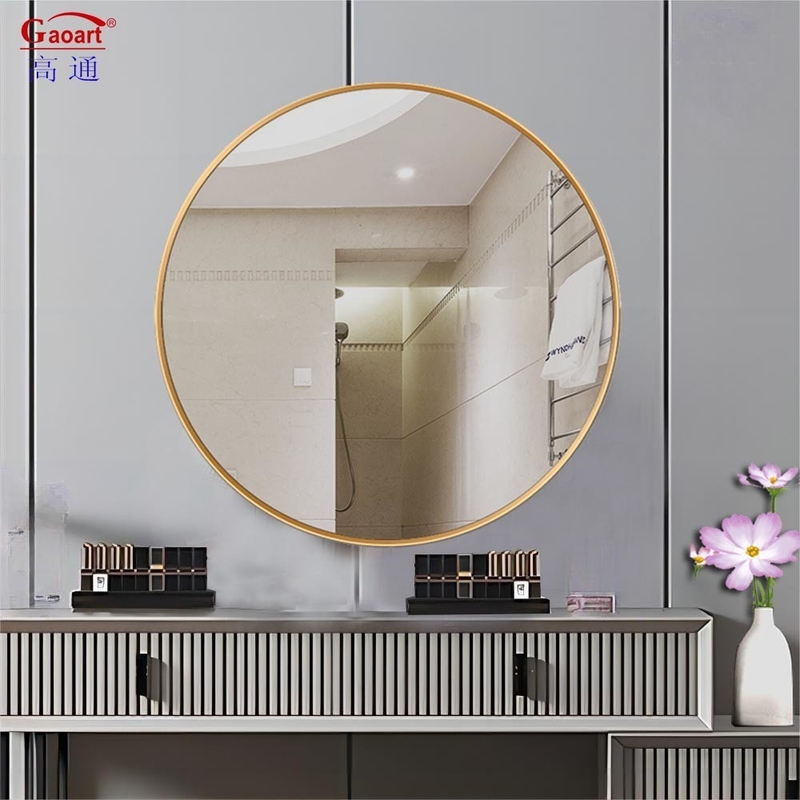 Diseño de vivienda de decoración del hogar único montado cuarto de baño cuadrado espejo de pared para tamaño personalizado