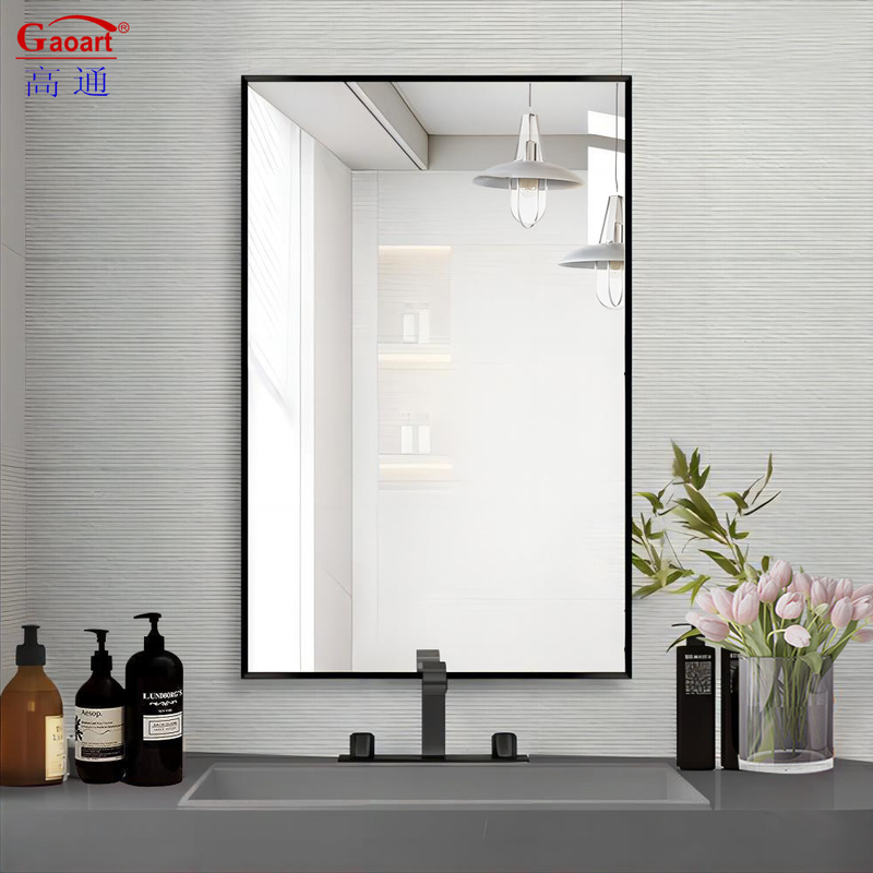 Elegante espejo enmarcado para decoración de interiores Opciones personalizables