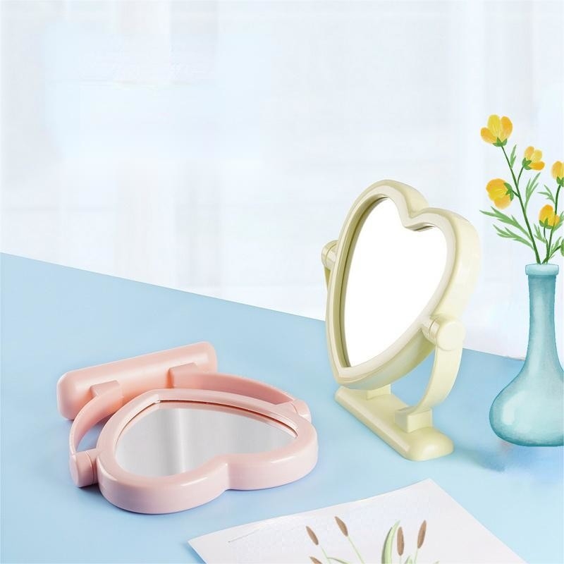 Espejo de maquillaje con lupa y espejo regular para aplicación de maquillaje precisa
